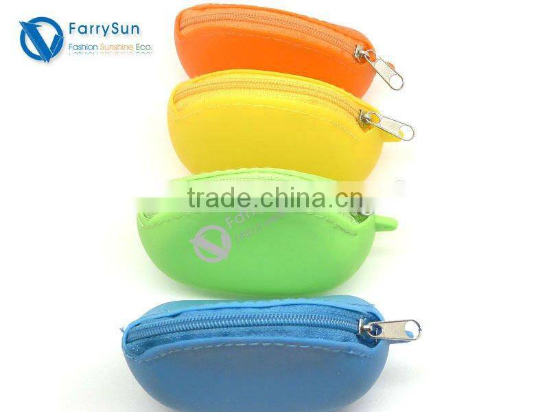 small lovely mini silicone round wallet