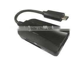 Wholesale USB C Hub Card Reader Dual SD TF Card Reader Writer