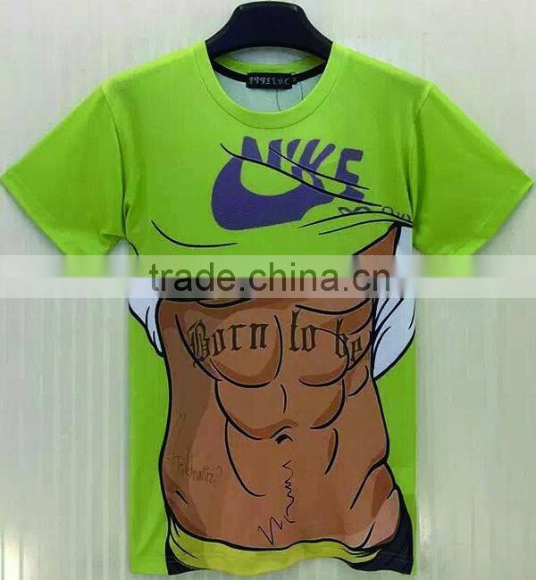 wholesale dry fit sublimation t-shirt custom print