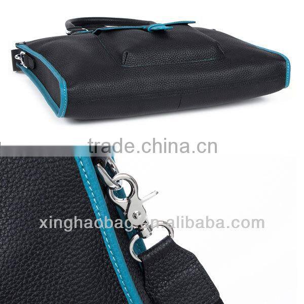 High quality fashion leather bag man brand handbag