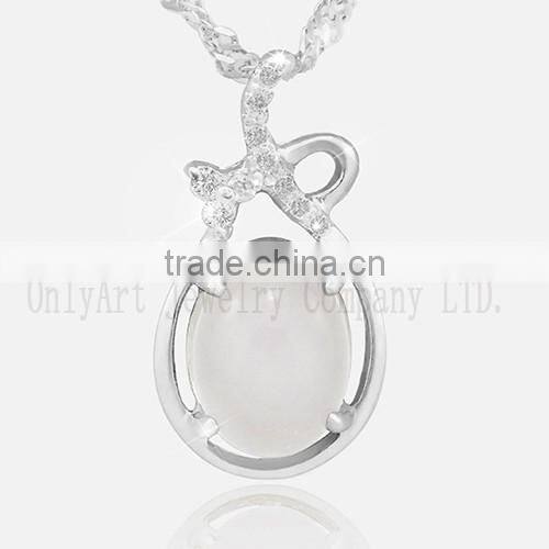 S925 sliver jewelry pearl pendants freshwater pearl girls pendants