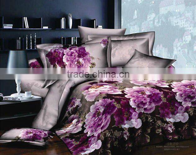 polyester 3d duvet set/flat sheet/trade assurance