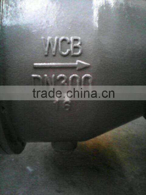 DN300GB Standard WCB AW actuatrs Pneumatic ball valve