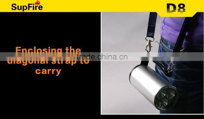 Supfire D8 Waterproof IP68 Explosion-Proof Torch Light