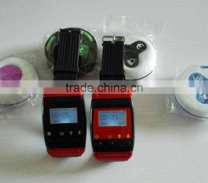 Wireless Guest Paging System -NEW Table Wireless Call Bell Made In China For Cafe/Coffee Paging CE Passed