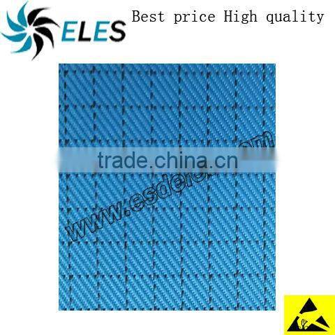 ESD Grid Fabric with carbon conductive fiber