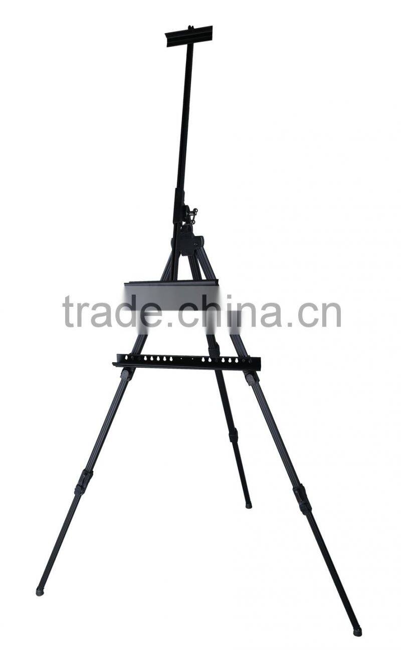 Hot Selling Metal Portable Aluminum Tripod Artist Easel For Painting