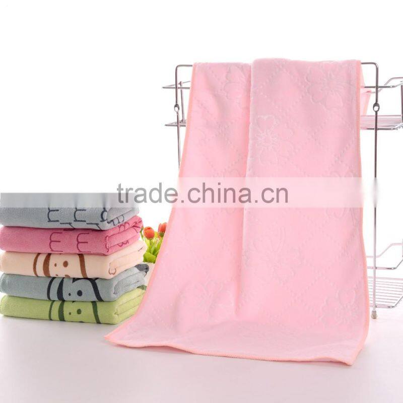 Good Quality Microfiber Sanding Printing Hand Face Embossed Print Towel 6136 Wendy Brand Made in China Gaoyang Town
