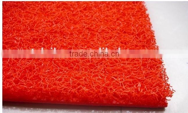 plastic pvc foambacking loop mat carpet doormat
