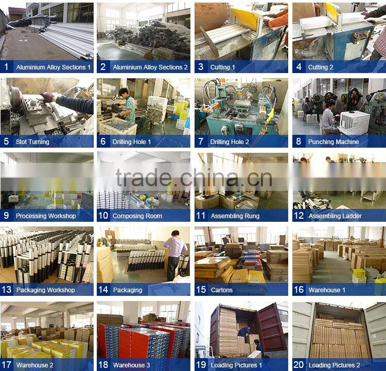 2015 Super cheap price "a" frame telescopic electric attic ladder AZJ1020