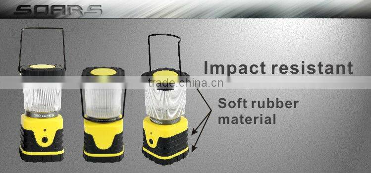 Plastic camping battery powered led hurricane lantern handheld powerful lantern