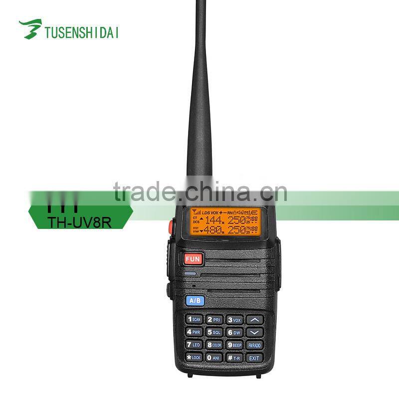 New TYT TH-UV8R Walkie Talkie UHF VHF Dual Band 5W 256 CH DTMF 1750Hz Tone Portable Ham CB Two-Way Radio