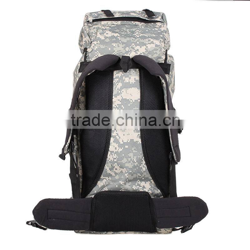 Outdoor large waterproof sport camouflage backpacks tactical