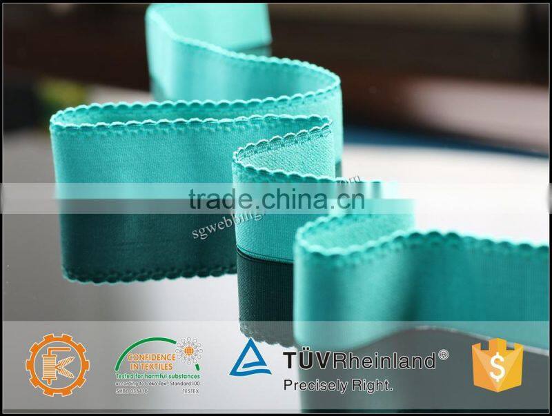 Textile elastic band for bra