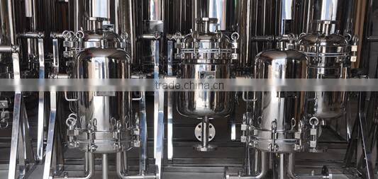 High efficient Stainless steel cartridge water filter for water purification systems