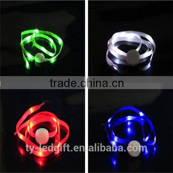 Light Up Your Step fashion waterproof light shoelaces