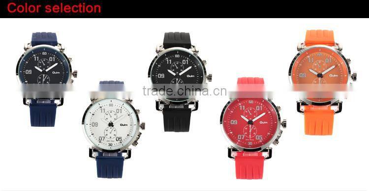 Luxury digital quartz watch , color strap watches for teens