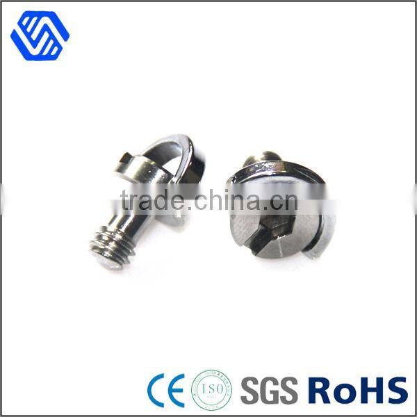 quick release zinc plated steel slot pan head screw camera fixing screw