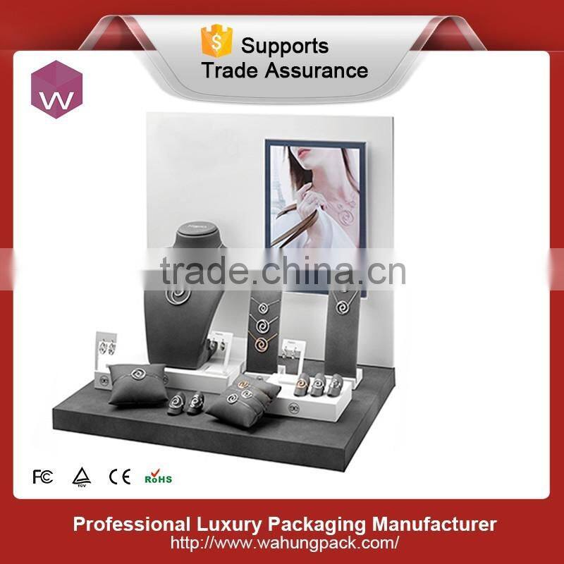 fashion jewellery showroom designs jewellery display for pendant ,ring