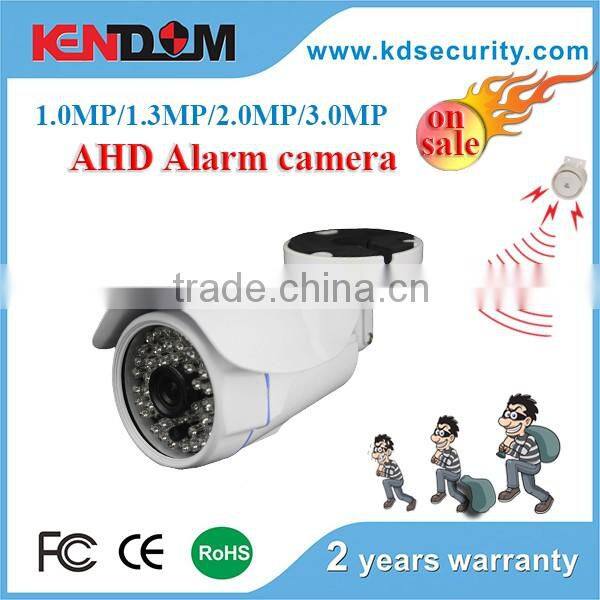 High Quality Metal Bullet Camera Alarm 2MP Sony Super Low Lux 1080p AHD Alarm Camera with New IR and white Leds