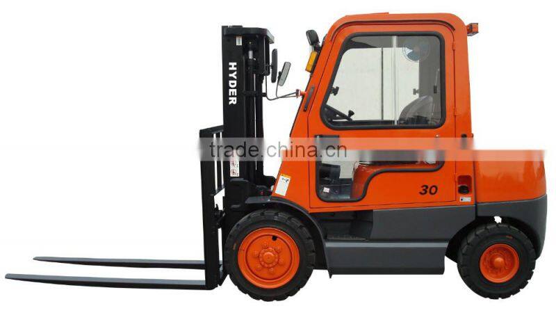 Low price gasoline/lpg forklift 3.5t trucks for sale with Nissan k21