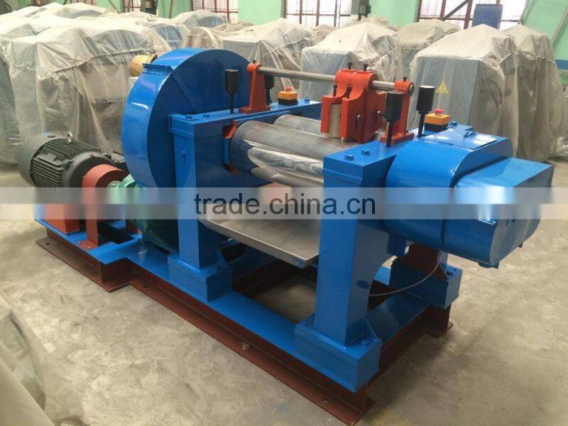 Competitive XK-450 open rubber mill for making eva mat production line / fine quality open mixing mill for rubber