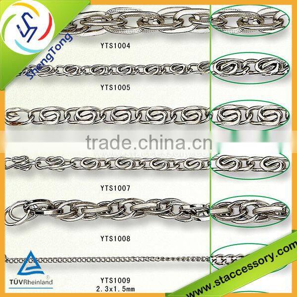 Fashion Curb Metal Iron Chains For Garments