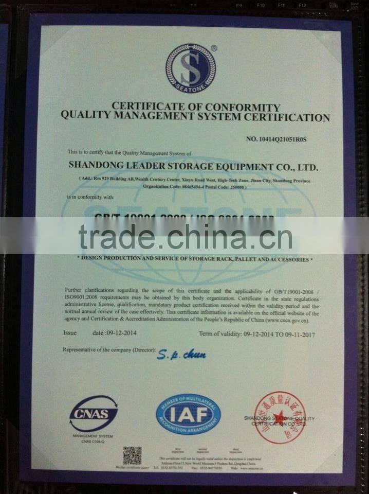 jinan jiutong gravity pallet flow racking