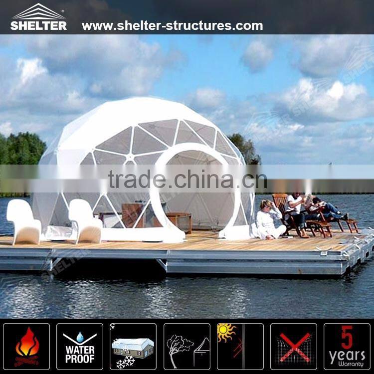 Exquisite Waterproof geodesic dome tents for outdoor gathering