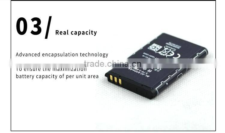 Customized different type mobile phone battery Lithium ion polymer rechargeable battery(BL-5C)