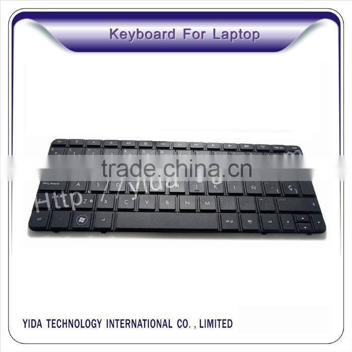 Replace Laptop keyboard for HP MINI 210-1000 Black FRAME with Spanish layout