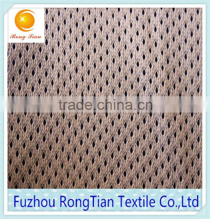 100 polyeser low elastic yarn dyed starry mesh fabric for clothing