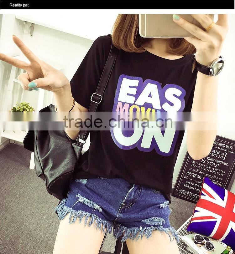 High quality new model women's brand t-shirt for women