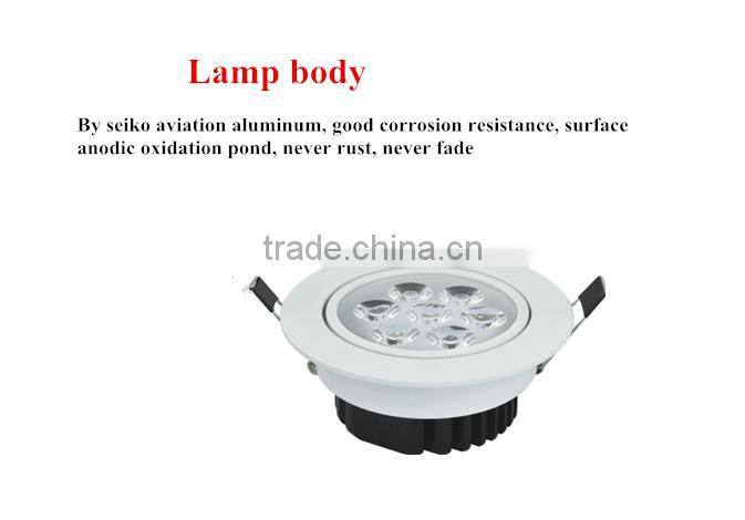 high power recessed led ceilling down light 1w