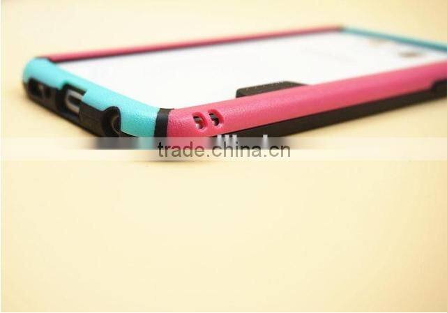 Hot Selling Simple Contrast Colors Bumper Case For Samsung