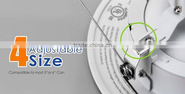 UL Energy Star approved 5 in. and 6 in. 2700k white led recessed trim rotatable downlight