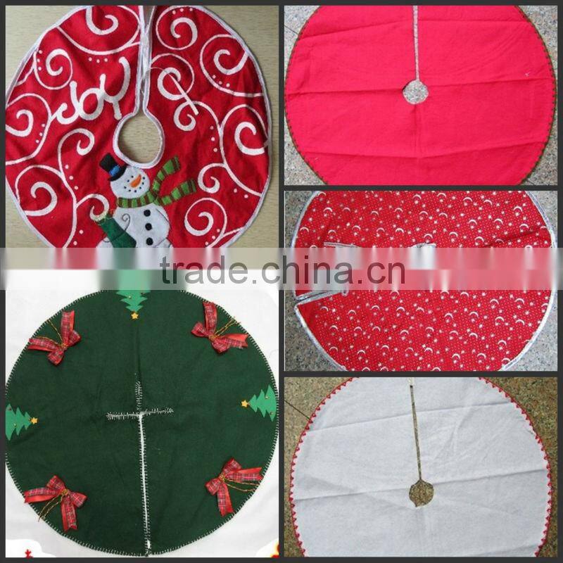 new product christmas fabric tree skirt personalized christmas tree skirt