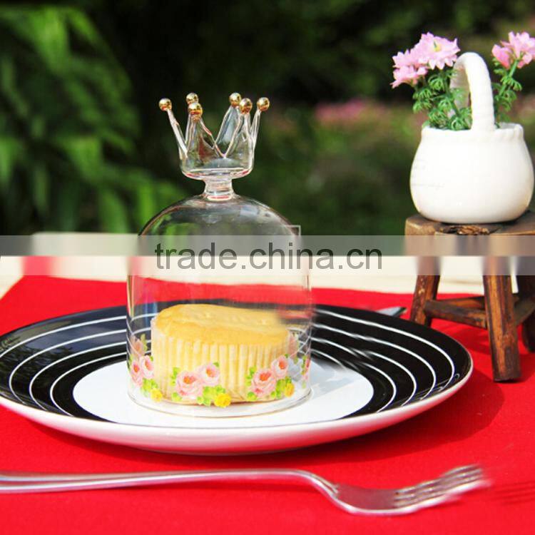 2014 new arrival glass dome food cover