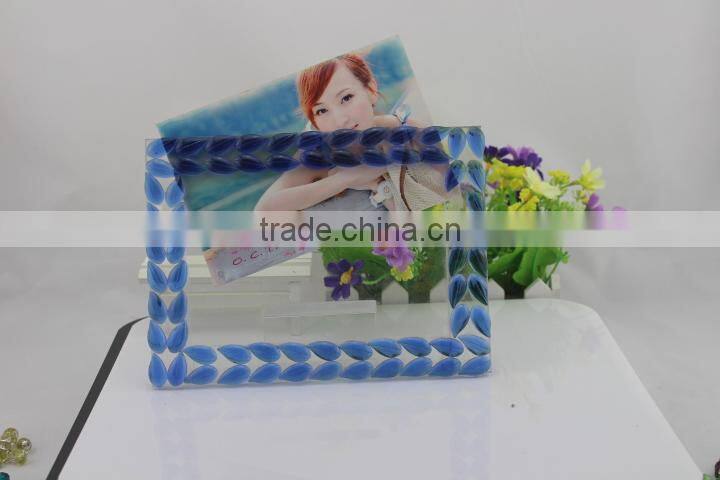 Replaceable Cheap Crystal Frame,Crystal Photo Album,Clear Optical Crystal Images Holder For Home Decoration