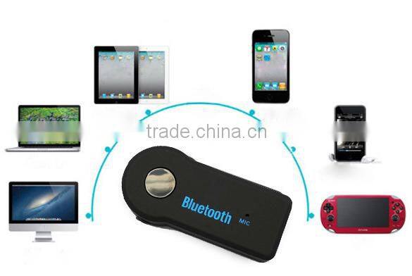 3.5mm Car Home Stereo Audio Bluetooth Hands-free Music Receiver Mic Cable Adapter SV007306