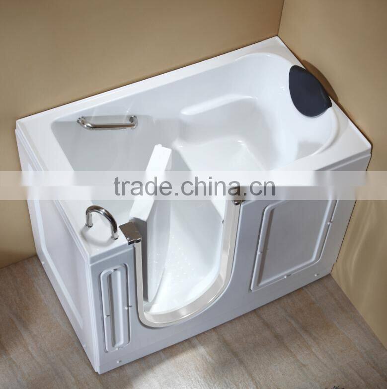 Q380 walk in bathtub with shower combo/walk in tubs for seniors