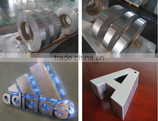 1100 H14 aluminum strip for chennal letter