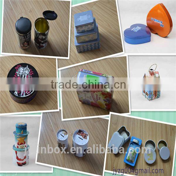 new fasion rectangular tin box for coffee