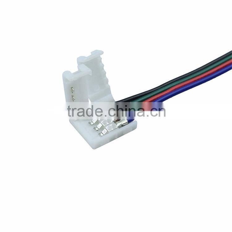 10mm 4pin PCB board connect wire for 5050 RGB color strip LED connector wire