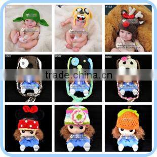 free pattern knitted hats kids
