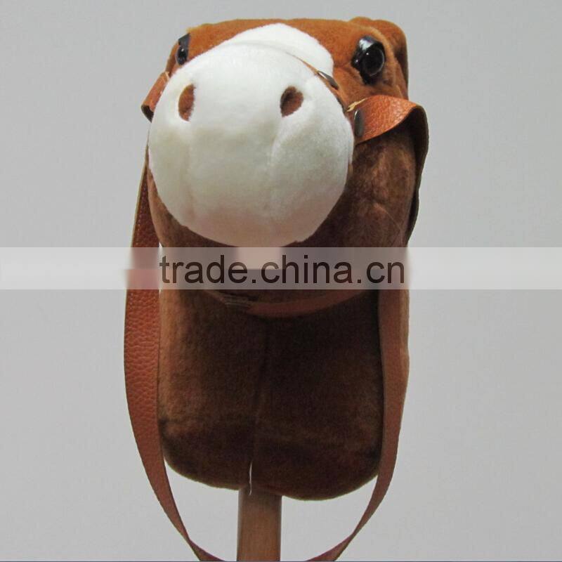 New design custom plush horse ride on animal toy
