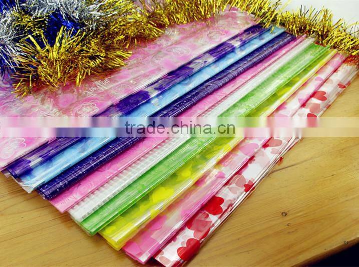 products flower packaging&flower wrapping yiwu bopp sheets