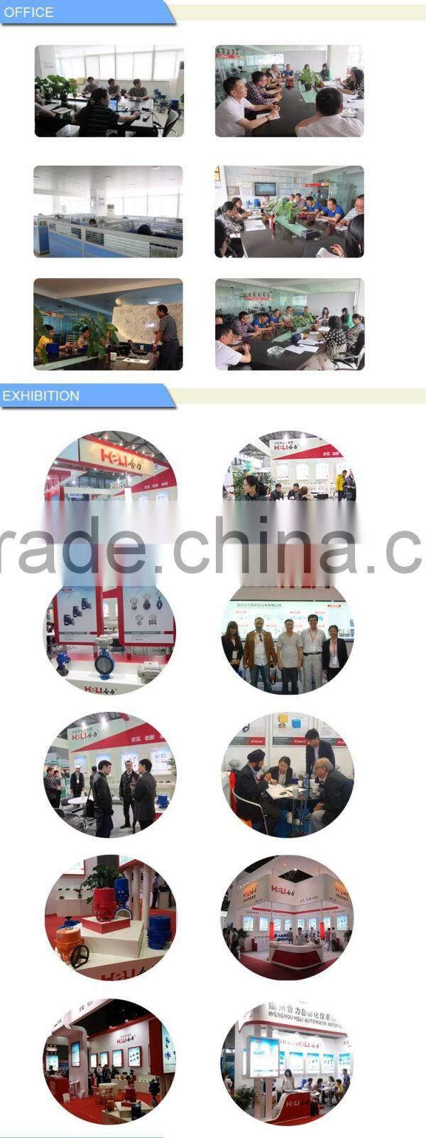 Flange Ball valve with electric actuator