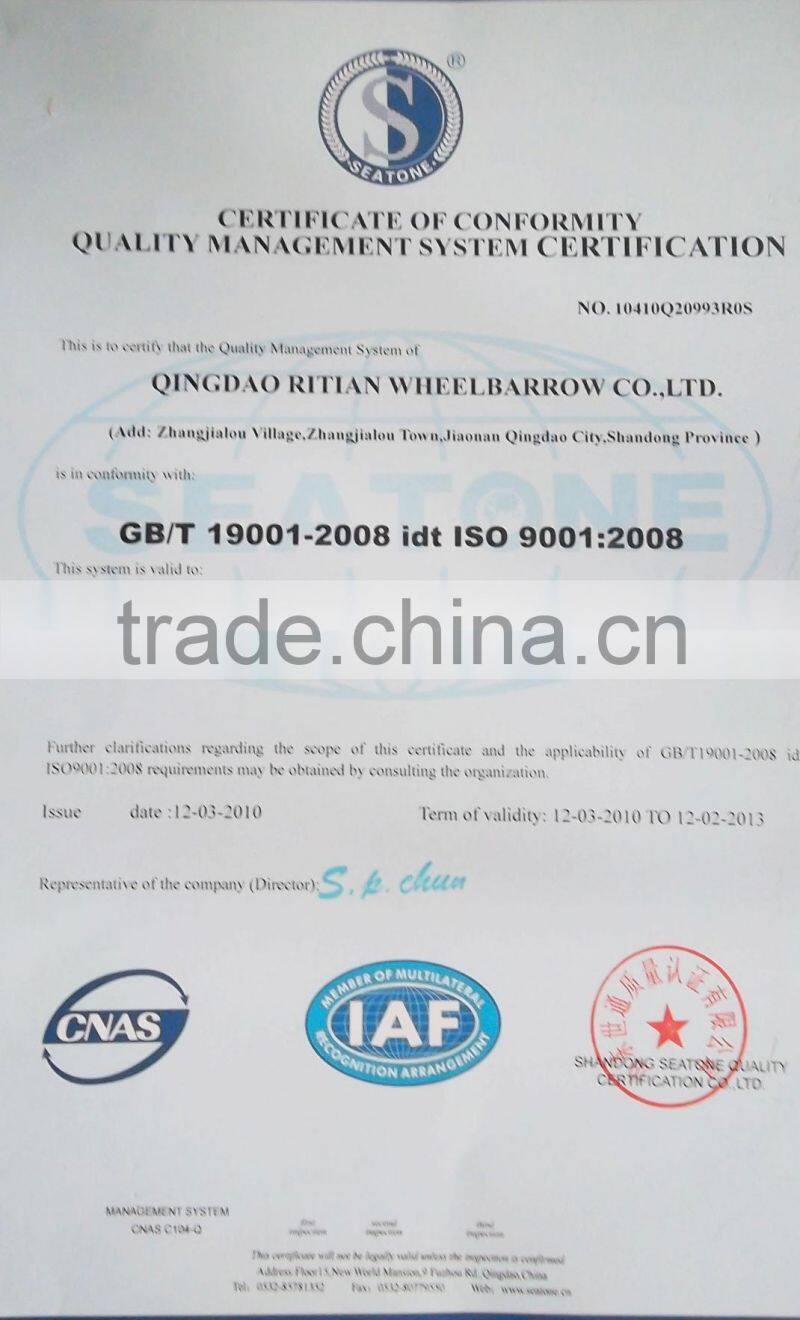 Pallet trolley, 800 lbs loading weight!