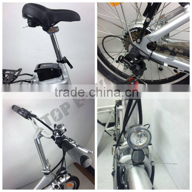 good selling cheap 36V 10Ah China small mini folding electric bike